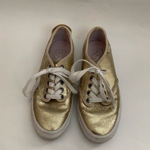 Gold Vans